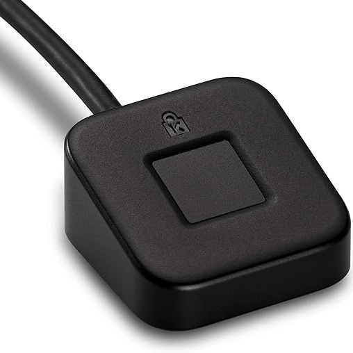 Kensington VeriMark Lector de Huella Dactilar para Escritorio, Identificador de Usuario, Tecnología de Reconocimiento Portátil para tu Ordenador, Negro - K62330WW

