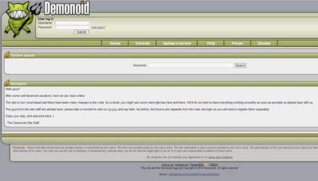 Google bloquea a Demonoid en los resultados de su buscador