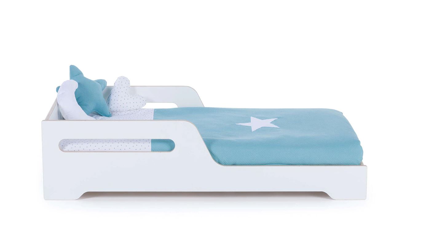 Cama baja Alondra Montessori Montblue (70 x 140 cm.)