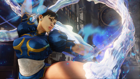 La pantalla se llena de mamporros, llaves y volteretas con el opening completo de Street Fighter V