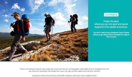 Comunidades viajeras: Communi.st para alquilar tu equipo de viajero 