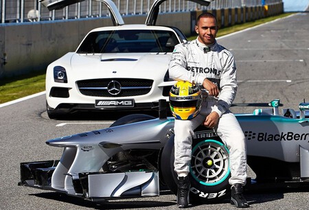 Hamilton Mercedes F1 2013