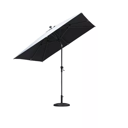 PURPLE LEAF Sombrilla Terraza Exterior Ajustable 250 x 250 cm 