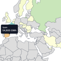 La cantidad de energía nuclear que genera cada país, detallada en este mapa interactivo 