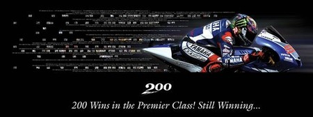200 victorias para Yamaha en la categoría reina