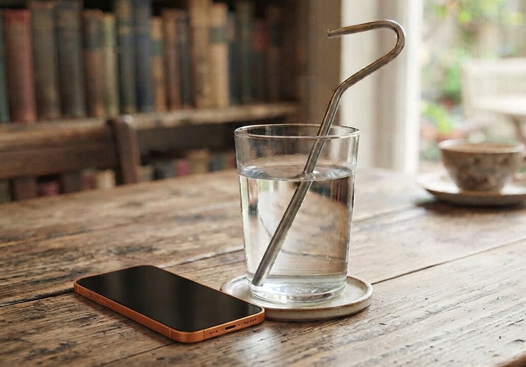 Ante la idea de que el móvil está contaminando el agua que bebemos, ya ha surgido el negocio perfecto: pajitas por 50 euros