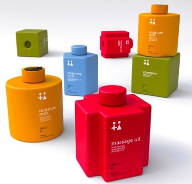 ¿Y si todos esos frascos que hay en tu baño fuesen como piezas de LEGO?