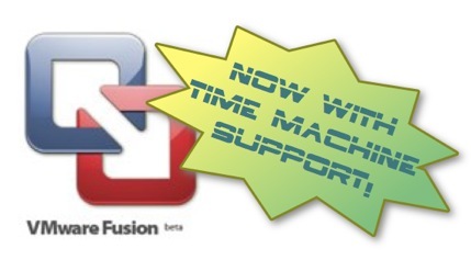 VMWare Fusion 1.1.2 ahora con soporte a Time Machine