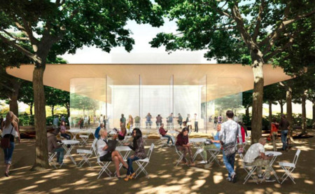 El Campus 2 de Apple tendrá un centro de visitantes y un mirador con vistas a la nave nodriza
