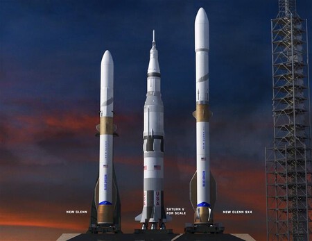 New Glenn vs Saturn V vs New Glenn 9x4