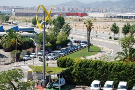 Urban Green Energy y General Electric instalan el primer punto de recarga eólico del mundo en Barcelona