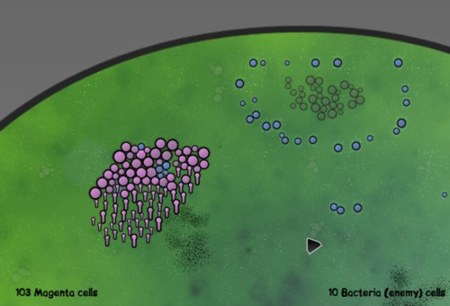 Biofilm, juego para Mac de células buenas y malas