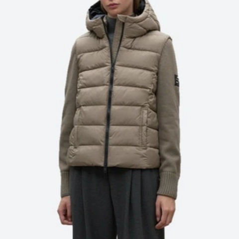 Ecoalf Chaqueta acolchada de mujer con cierre de cremallera