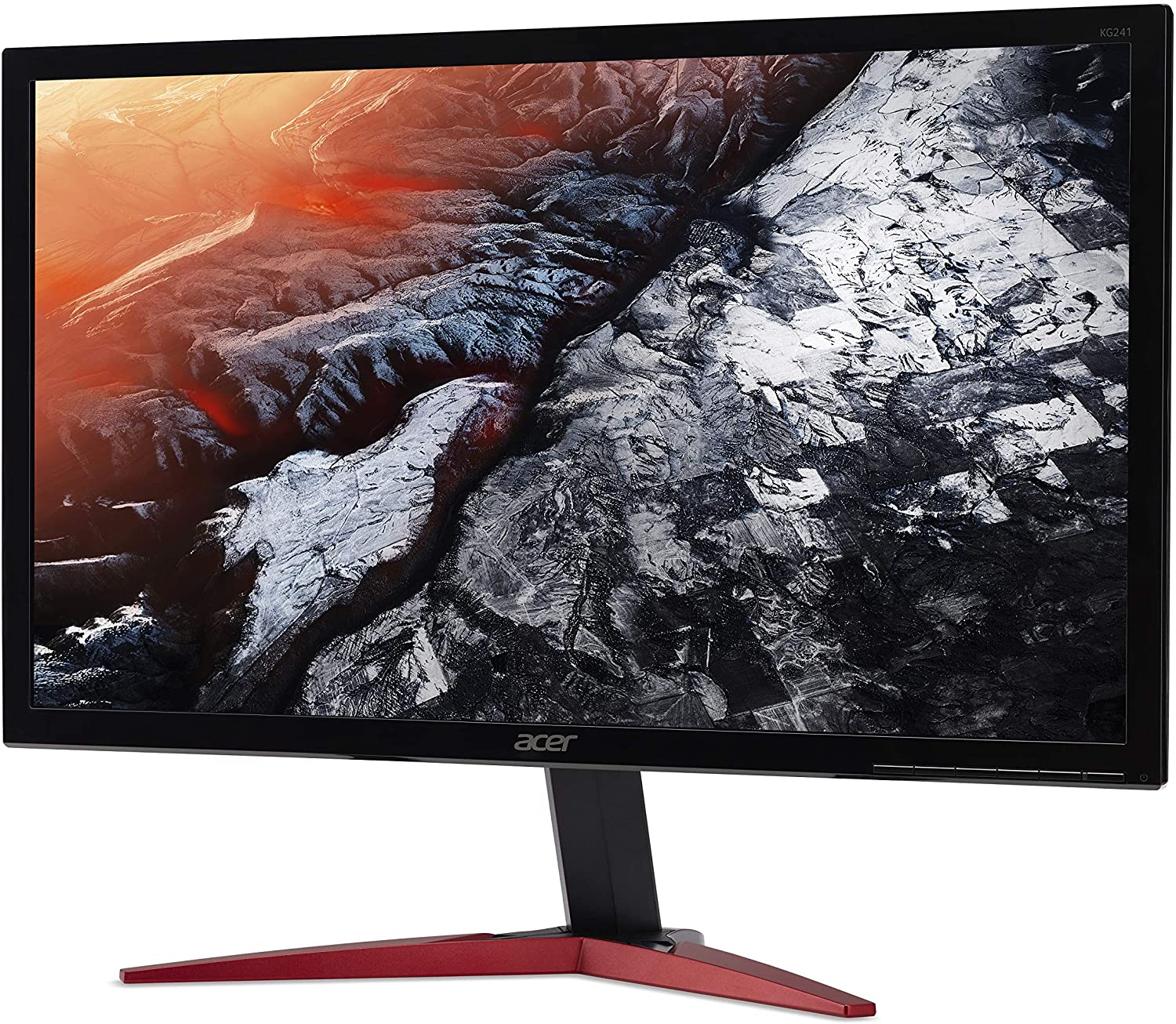 Acer KG241QSbiip - Monitor Gaming de 24" FullHD (60cm, FreeSync, 165Hz, tiempo de respuesta 0.5ms, 100M:1 ACM, 300nits, LED, HDMI, EcoDisplay) - Color negro