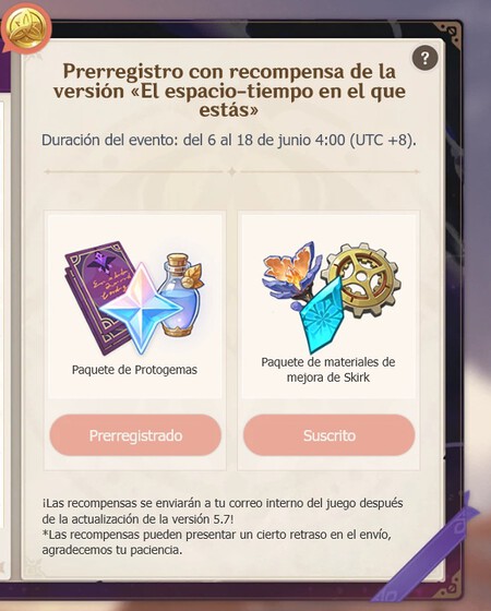 Protogemas Gratis Genshin Impact 5 7 Reclamar Conseguir