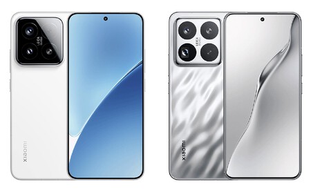 Izquierda, Xiaomi 15; derecha, Xiaomi 15 Pro