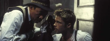Cómo David Fincher tuvo que cambiar el guión de Seven después de que Brad Pitt se reventase el brazo rodando