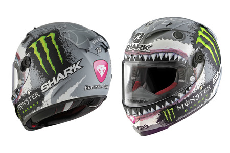 A 749,99 euros la dentellada, así es el Shark Race-R Pro Replica "White Shark" réplica Jorge Lorenzo