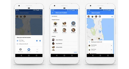 マップで位置情報を共有
