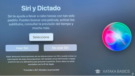 Opciones Siri