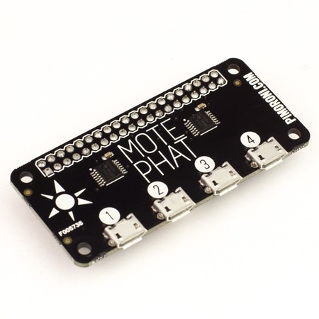 Mote pHAT, para proyectos de luz con la Raspberry Pi Zero viene que ni pintado