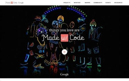 Made with code (hecho con código) es una iniciativa para inspirar a las mujeres en el uso de la programación