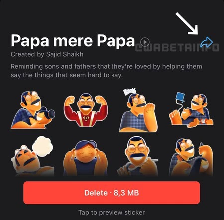 Wa フォワード ステッカー パック Ios