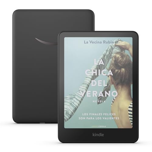 Amazon Kindle Colorsoft de 16 GB (último modelo). Con pantalla a color  Sin anuncios. Negro