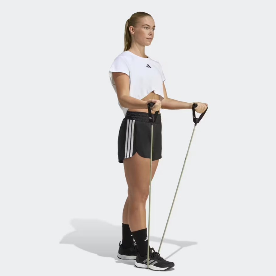 Pantalón Corto Fitness ADIDAS 3S Pacer Mujer Negro
