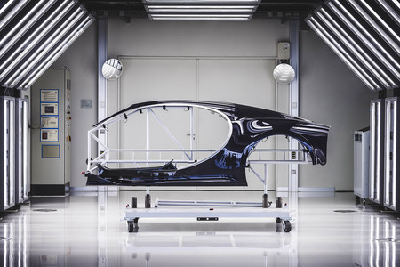 Bugatti Chiron panel de carrocería