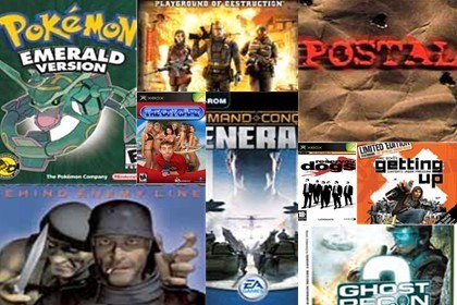 Top 10 de juegos 'baneados'