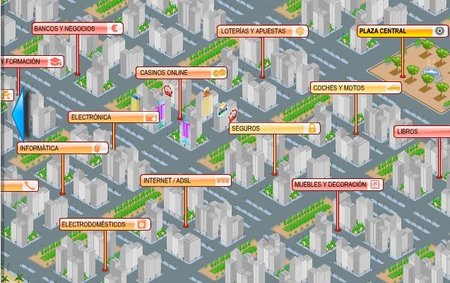 CityLogo, ciudad virtual con las ofertas en callejero