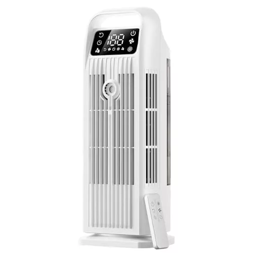 6 en 1 Aire Acondicionado Móvil, Silencioso con Refrigerador de Aire 1200ml