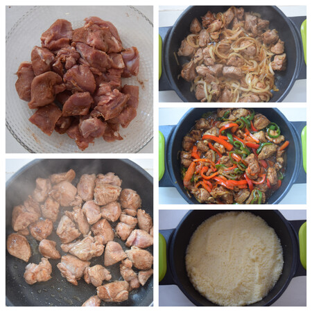 Cordero con cous cous a la marroquí paso a paso