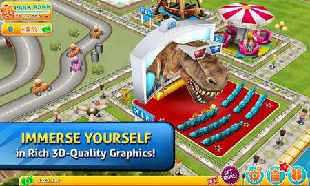 Tras su paso por iOS el mítico 'Theme Park' llega a Android
