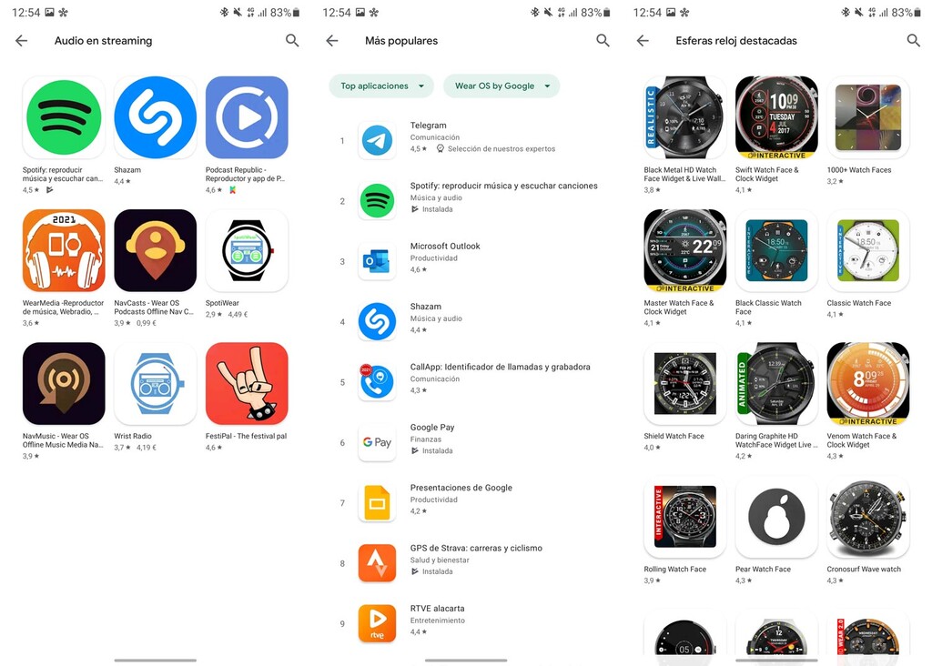 Google Play renueva a fondo la sección de apps dedicadas a los relojes ...