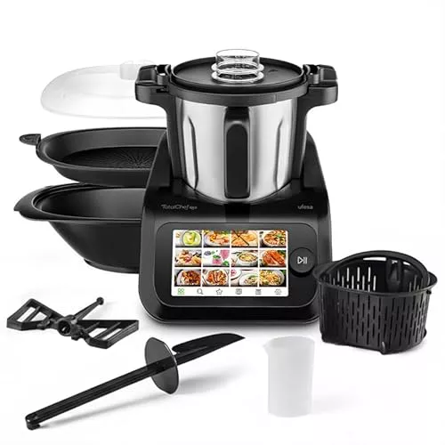 Ufesa TotalChef RK6 Robot de Cocina Multifunción Inteligente, Pantalla Digital 7”, WIFI