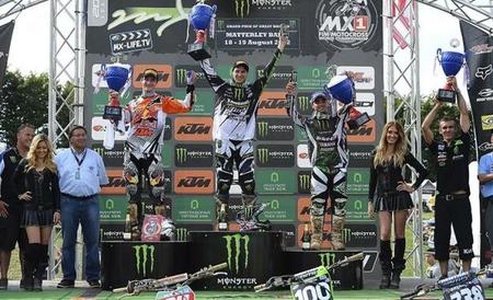 Podium MX2 GP GB