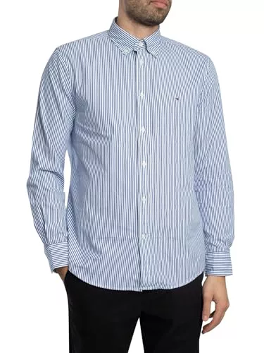 Tommy Hilfiger Camisa Hombre Flex Poplin Classic Regular Fit