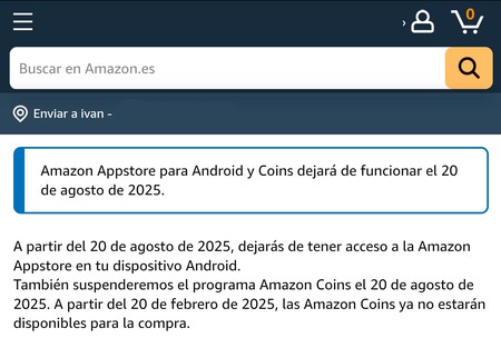 Amazon Appstore cierre