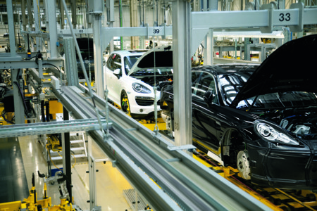 Porsche Cayenne fabricación