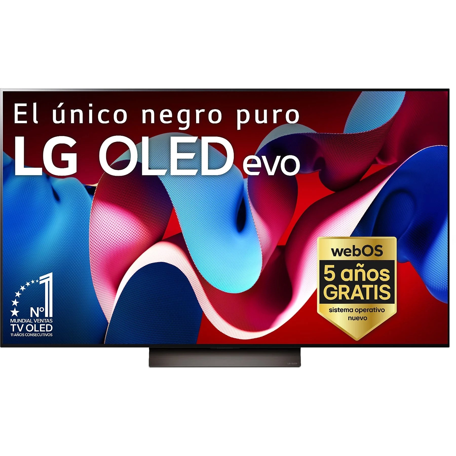 TV OLED 65" - LG OLED65C45LA, OLED 4K, Procesador Inteligente 4K α9 Gen7