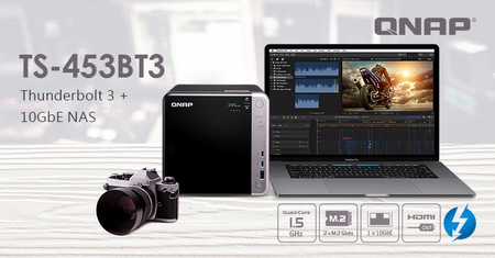 QNAP lanza el TS-453BT3, un NAS para los que quieren alta velocidad y capacidad