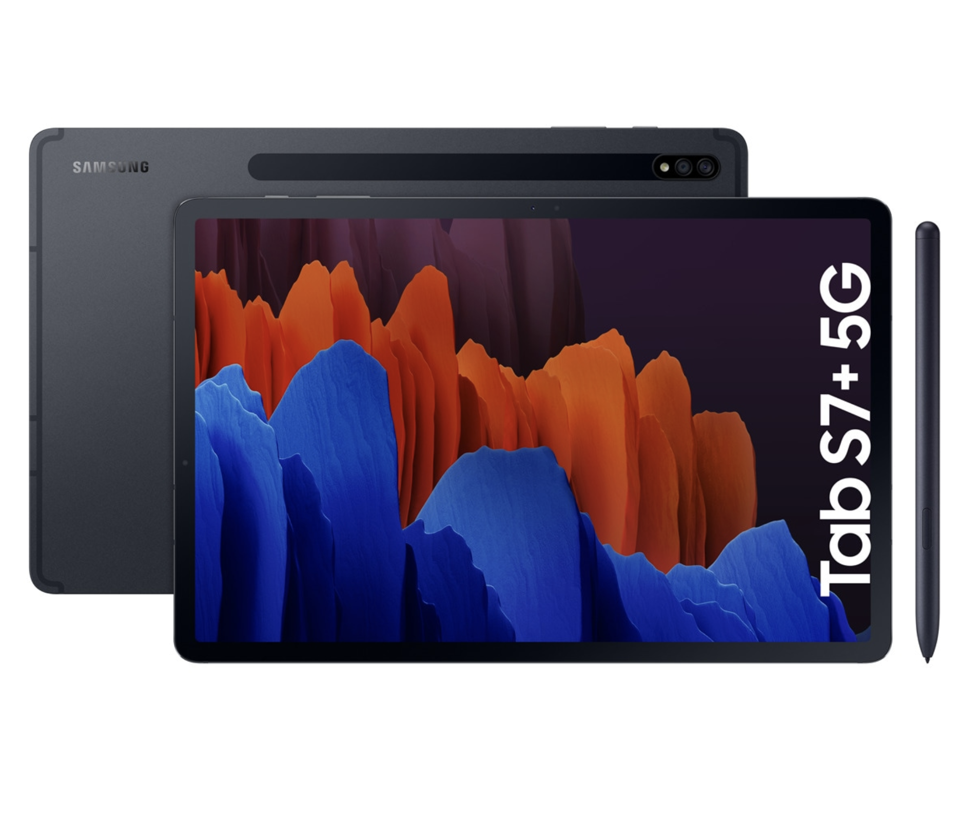 Samsung Galaxy TAB S7+ 31,4 cm (12,4") 128 GB Wi-Fi + 5G Negro
