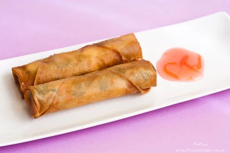 Receta de rollitos de espinacas, tofu y shiitake
