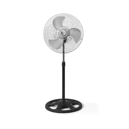 Orbegozo PWS 0547 Ventilador 3 en 1, sobremesa, pie y pared, 3 velocidadesoscilante, asa de transporte, rejilla de protección, tamaño aspas 45 cm