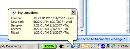 Windows XP: poner más de una hora