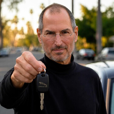 La secretaria de Steve Jobs llegó tarde al trabajo porque su auto no arrancaba. Él le dio las llaves de un Jaguar nuevo y le dijo: “toma, no vuelvas a llegar tarde nunca más”