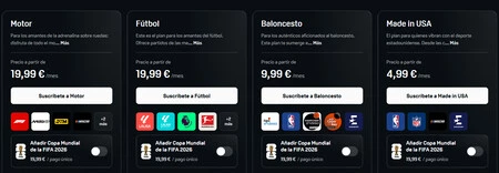 Planes Dazn Abril 2026