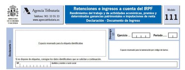 Modelo 111, qué es y quienes están obligados a presentarlo 